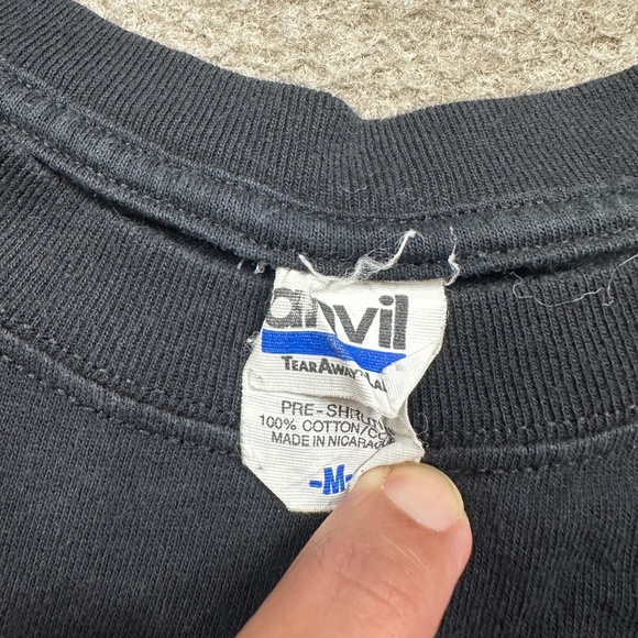 Vintage Cryptic Slaughter T Shirt Mens Size M Black Short Sleeve Anvil y… - Picture 4 of 8